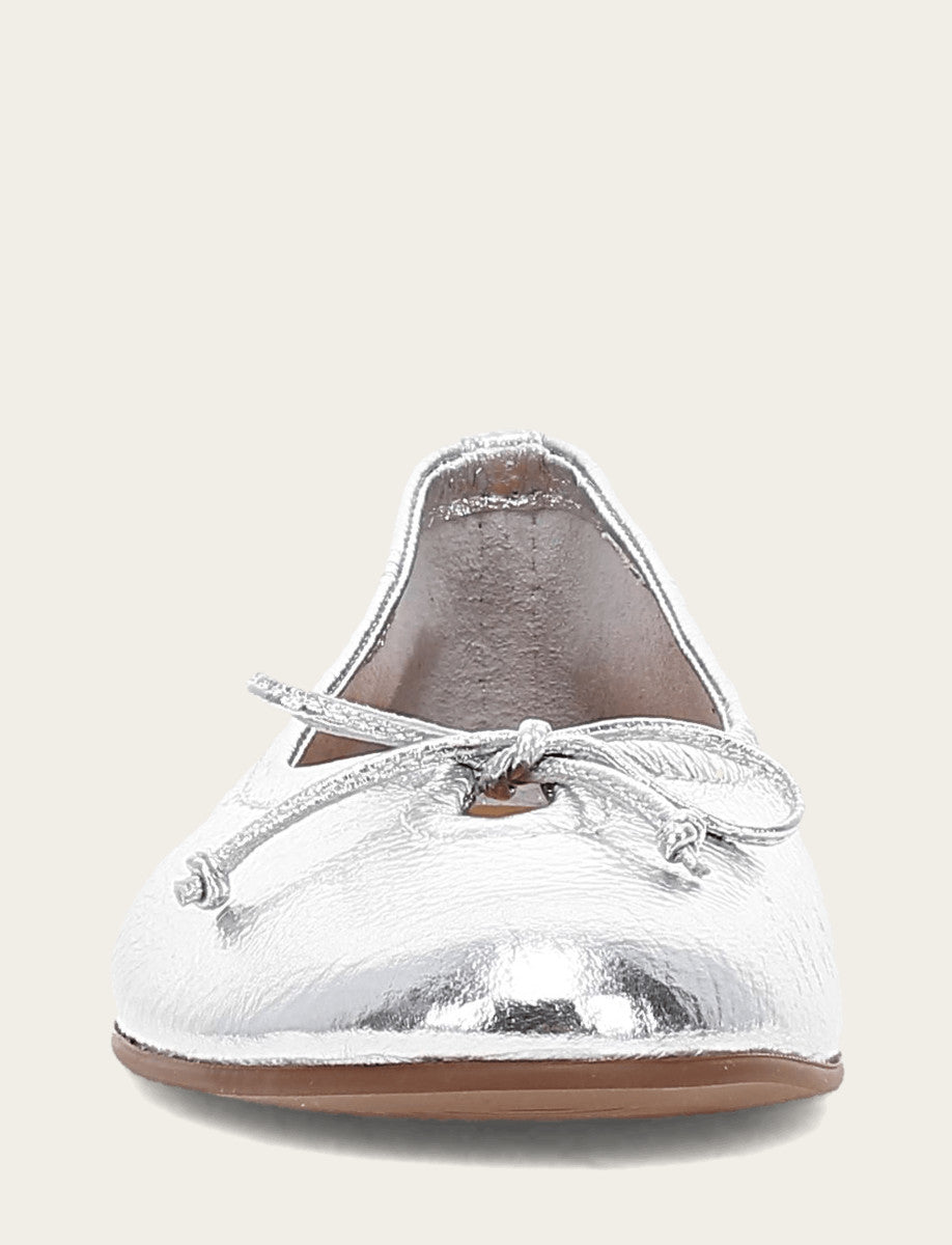 Women's Silver Emma Ballet Shoe Frye Outlet