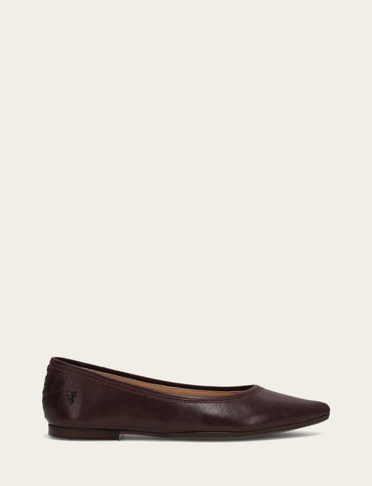 Women's Cherry Lacquer Heather Ballet Shoe Frye us
