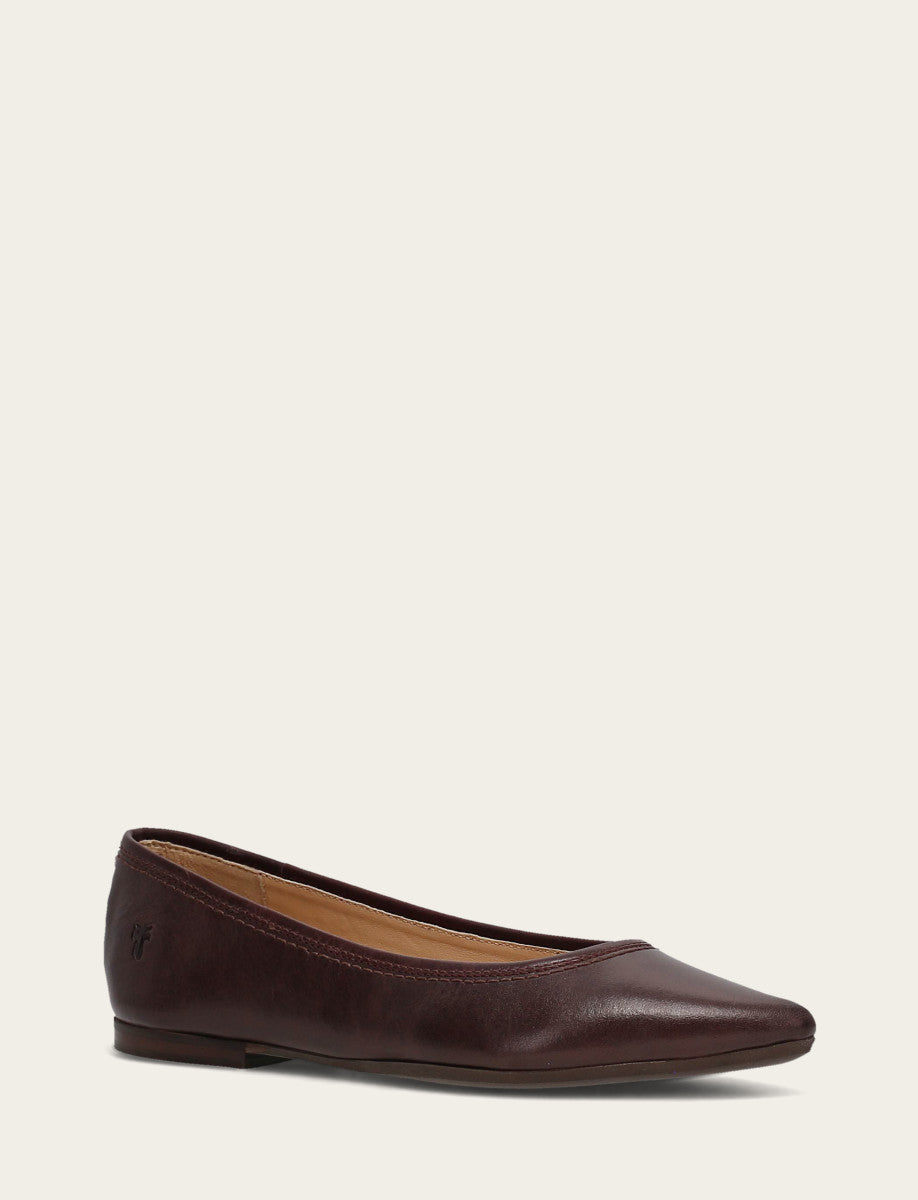 Women's Cherry Lacquer Heather Ballet Shoe Frye us
