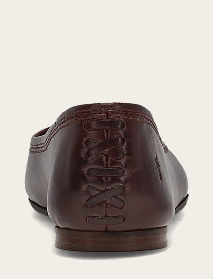 Women's Cherry Lacquer Heather Ballet Shoe Frye us