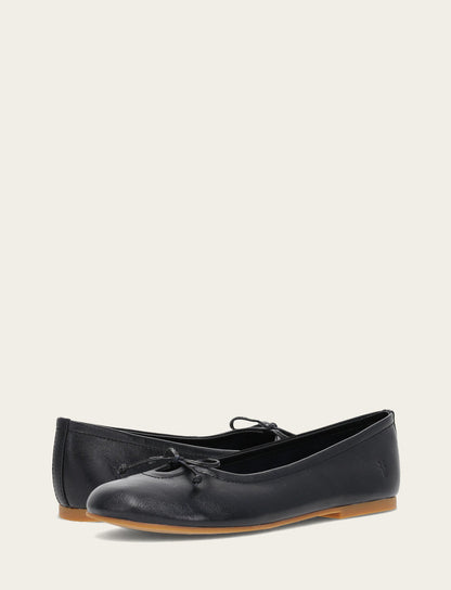 Women's Black Emma Ballet Flats Frye