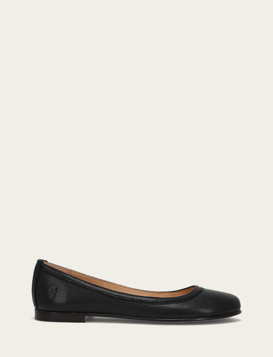 Women's Black Carson Ballet Flats Frye Online