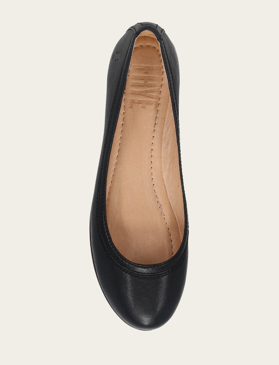 Women's Black Carson Ballet Flats Frye Online