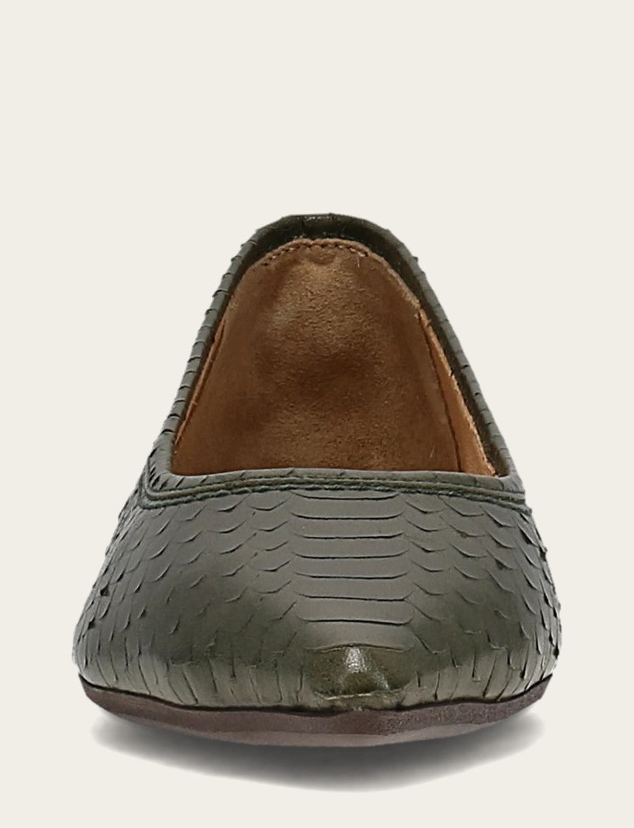 Women's Dark Olive Heather Ballet Shoe Frye Discount