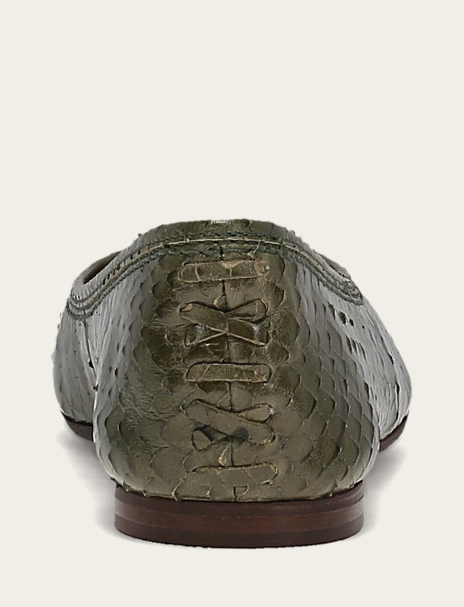 Women's Dark Olive Heather Ballet Shoe Frye Discount