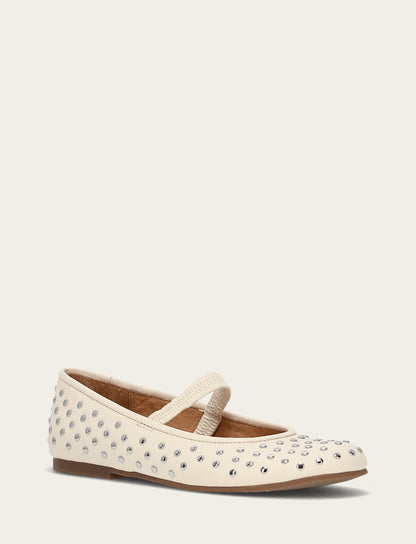 Women's Ecru Emma Studded Mary Jane Shoe Frye Sale