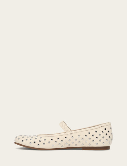 Women's Ecru Emma Studded Mary Jane Shoe Frye Sale