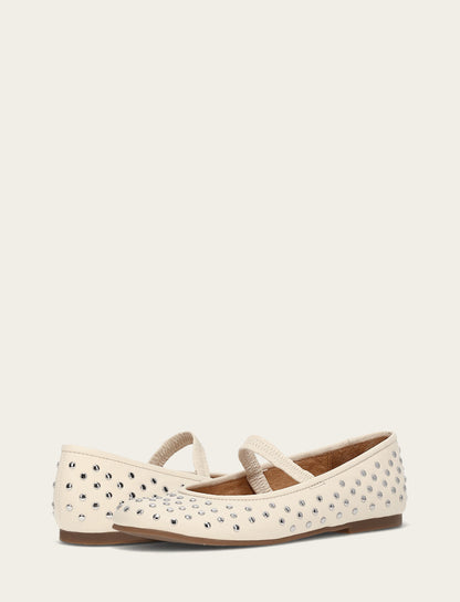 Women's Ecru Emma Studded Mary Jane Shoe Frye Sale
