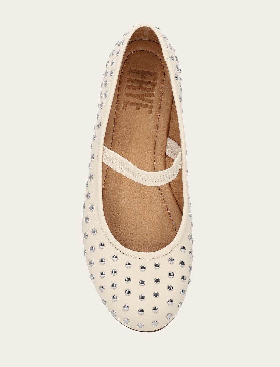 Women's Ecru Emma Studded Mary Jane Shoe Frye Sale