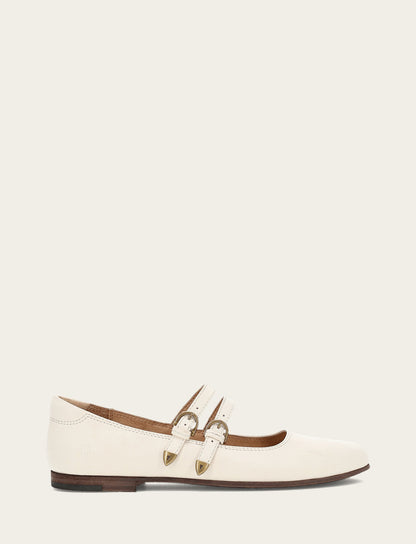 Women's Ecru Carson Multi Mary Jane Shoe Frye Outlet