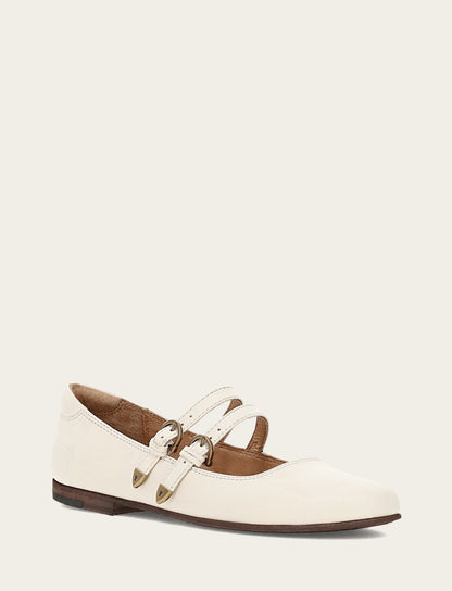 Women's Ecru Carson Multi Mary Jane Shoe Frye Outlet