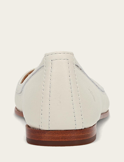 Women's White Carson Ballet Flats Frye Online