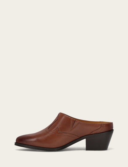 Women's Brown Luna Mule Frye On sale