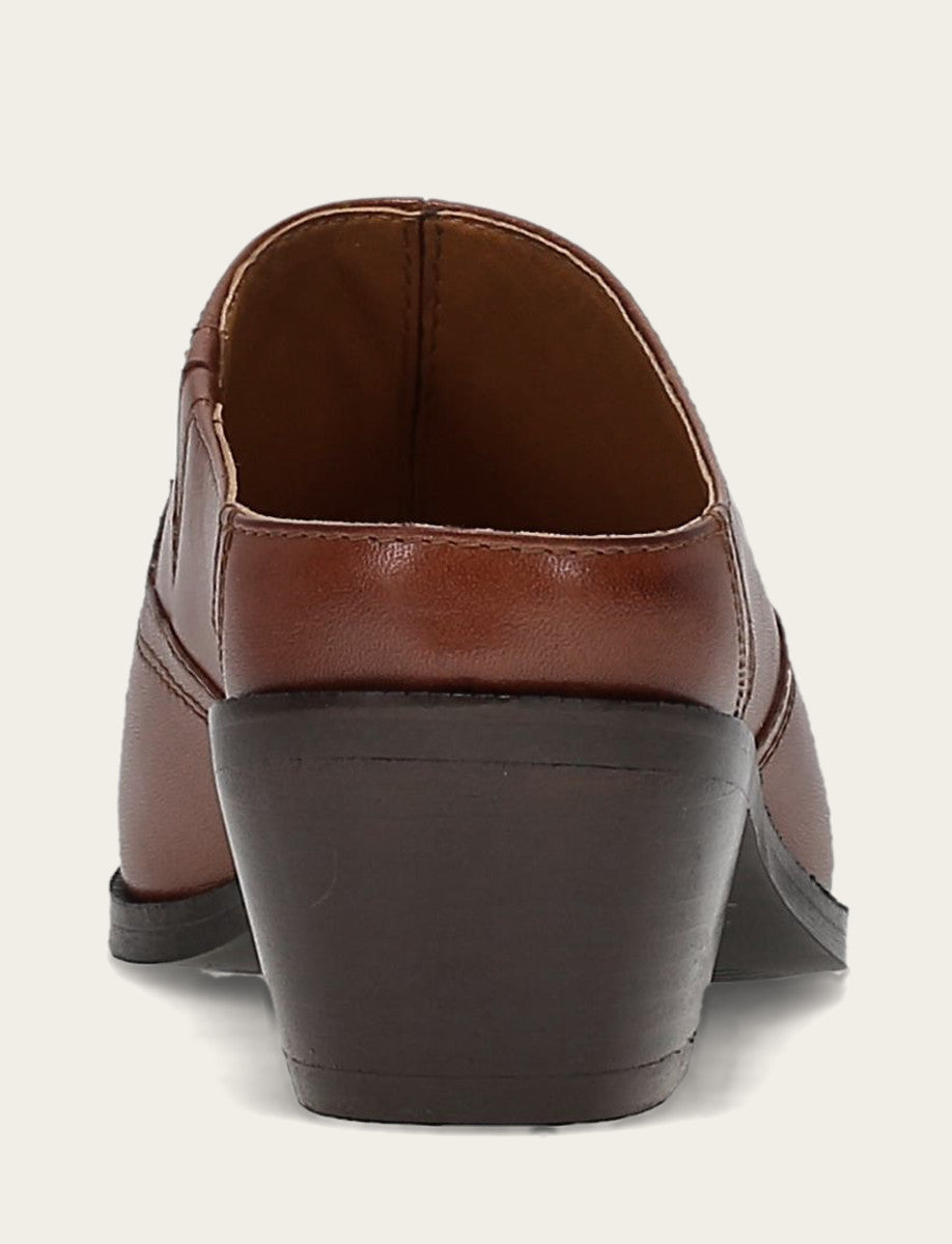 Women's Brown Luna Mule Frye On sale