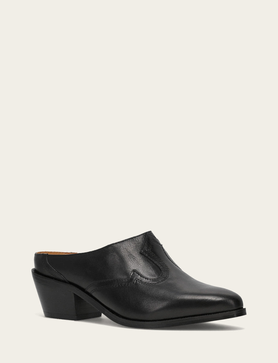 Women's Black Luna Mule Frye For Sale