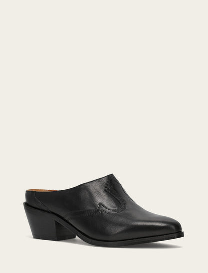 Women's Black Luna Mule Frye For Sale