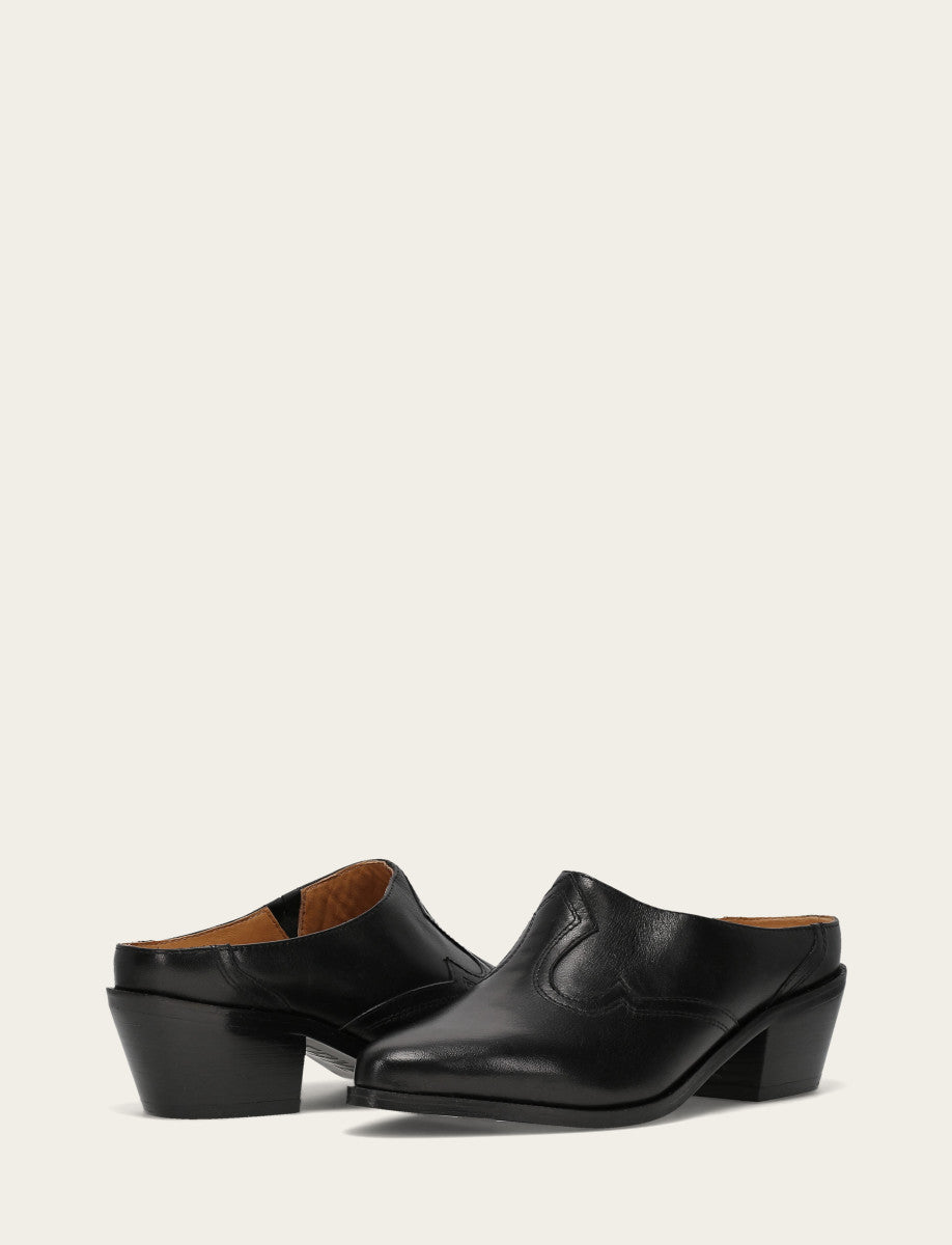 Women's Black Luna Mule Frye For Sale