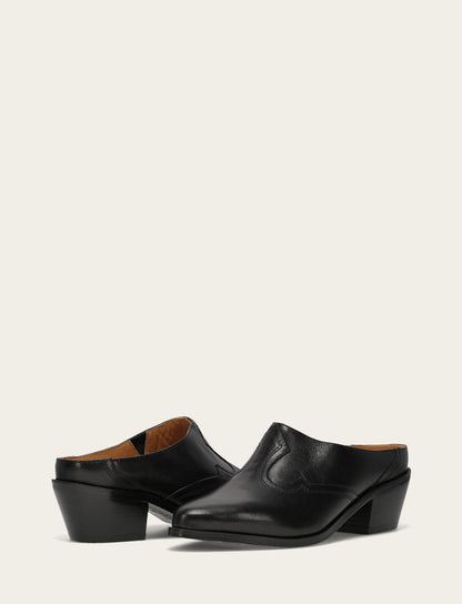 Women's Black Luna Mule Frye For Sale