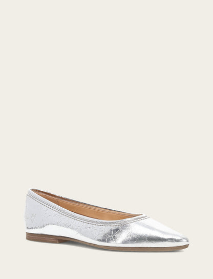 Women's Silver Heather Ballet Flats Frye Outlet