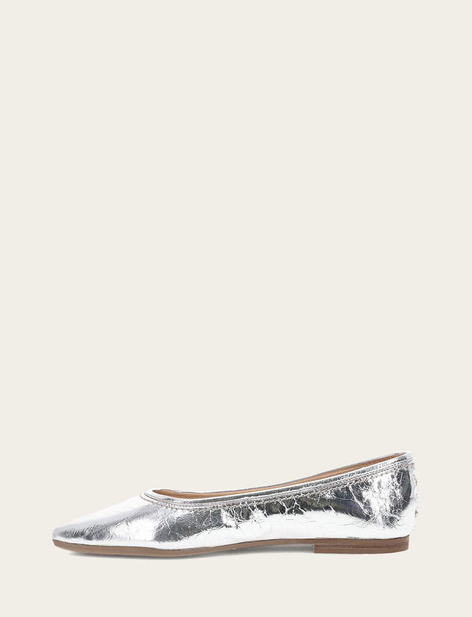 Women's Silver Heather Ballet Flats Frye Outlet