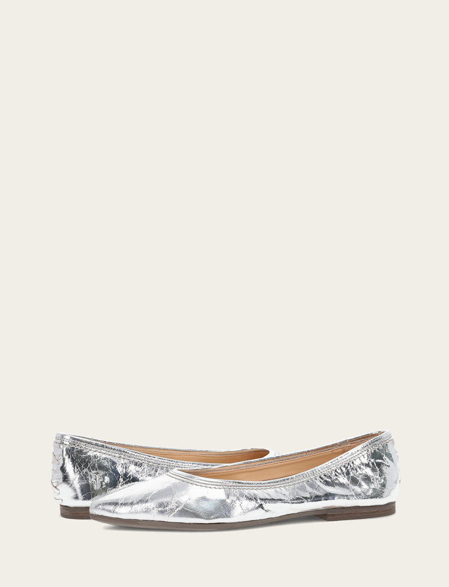 Women's Silver Heather Ballet Flats Frye Outlet