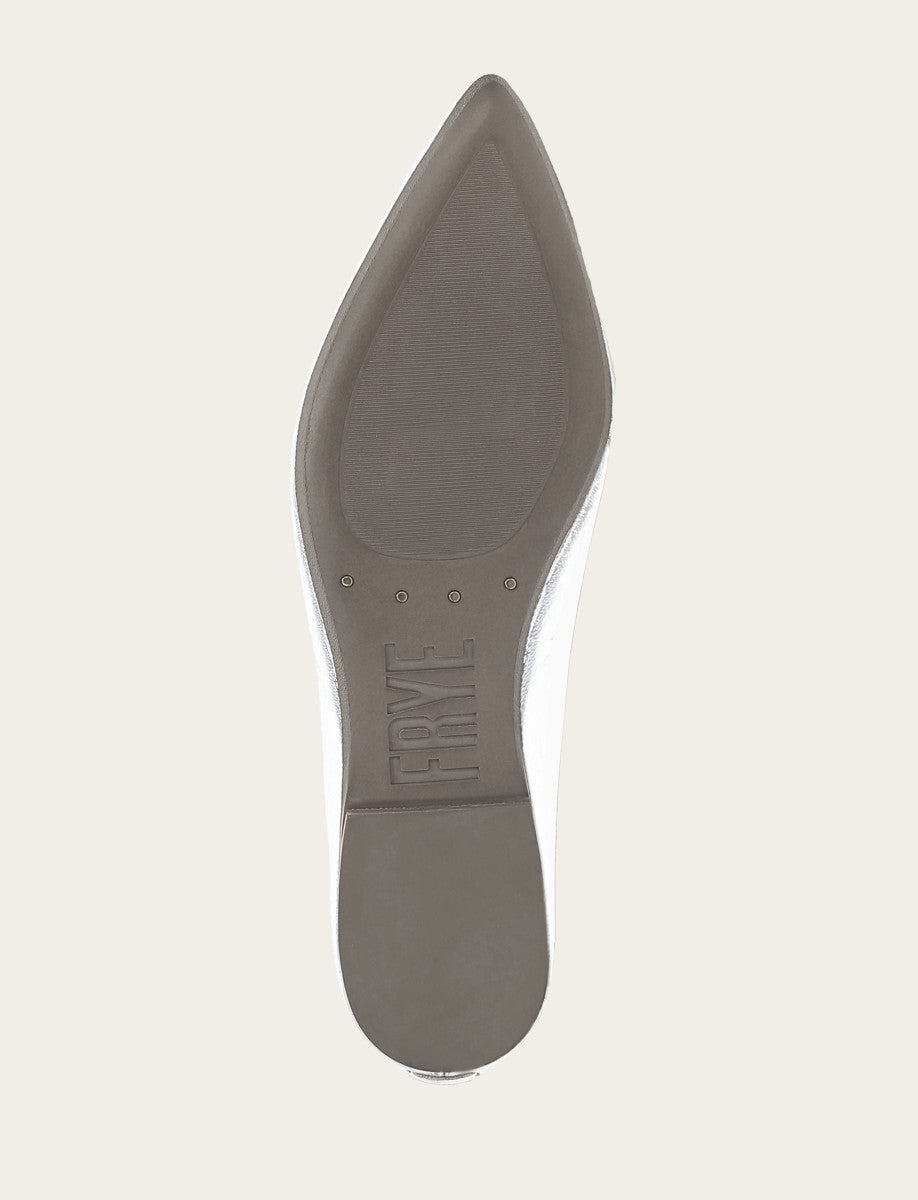 Women's Silver Heather Ballet Flats Frye Outlet