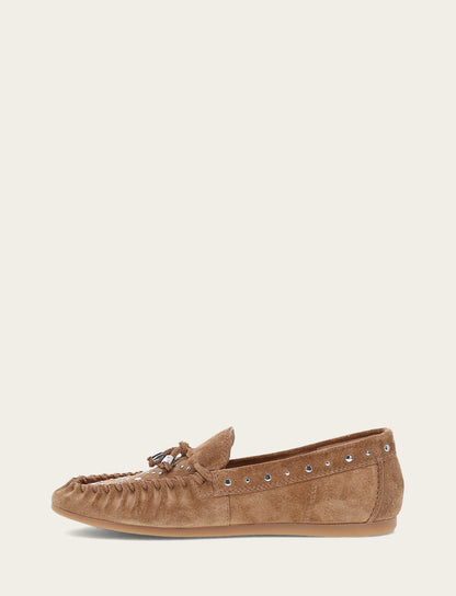 Women's Almond Naya Stud Moc Loafers Frye For Sale