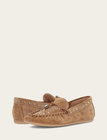 Women's Almond Naya Stud Moc Loafers Frye For Sale