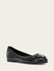 Women's Black Carson Logo Ballet Flats Frye us