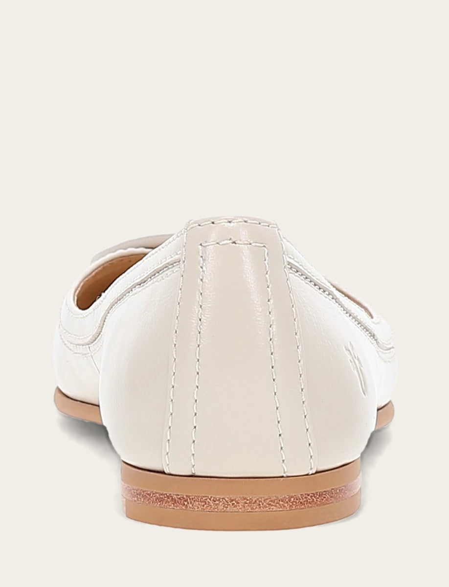 Women's Ivory Carson Logo Ballet Flats Frye USA