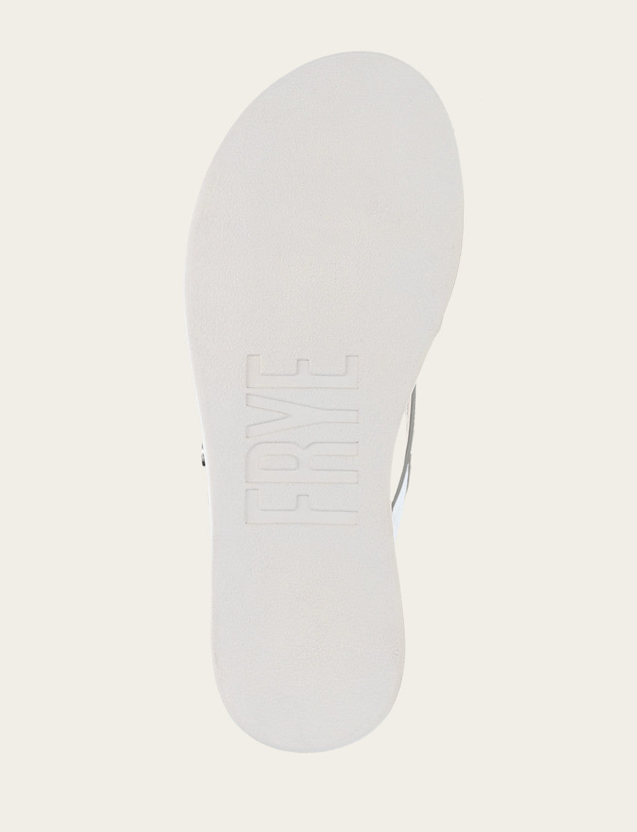 Women's Silver Maya Buckle Thong Sandals Frye Sale