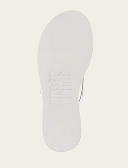 Women's Silver Maya Buckle Thong Sandals Frye Sale