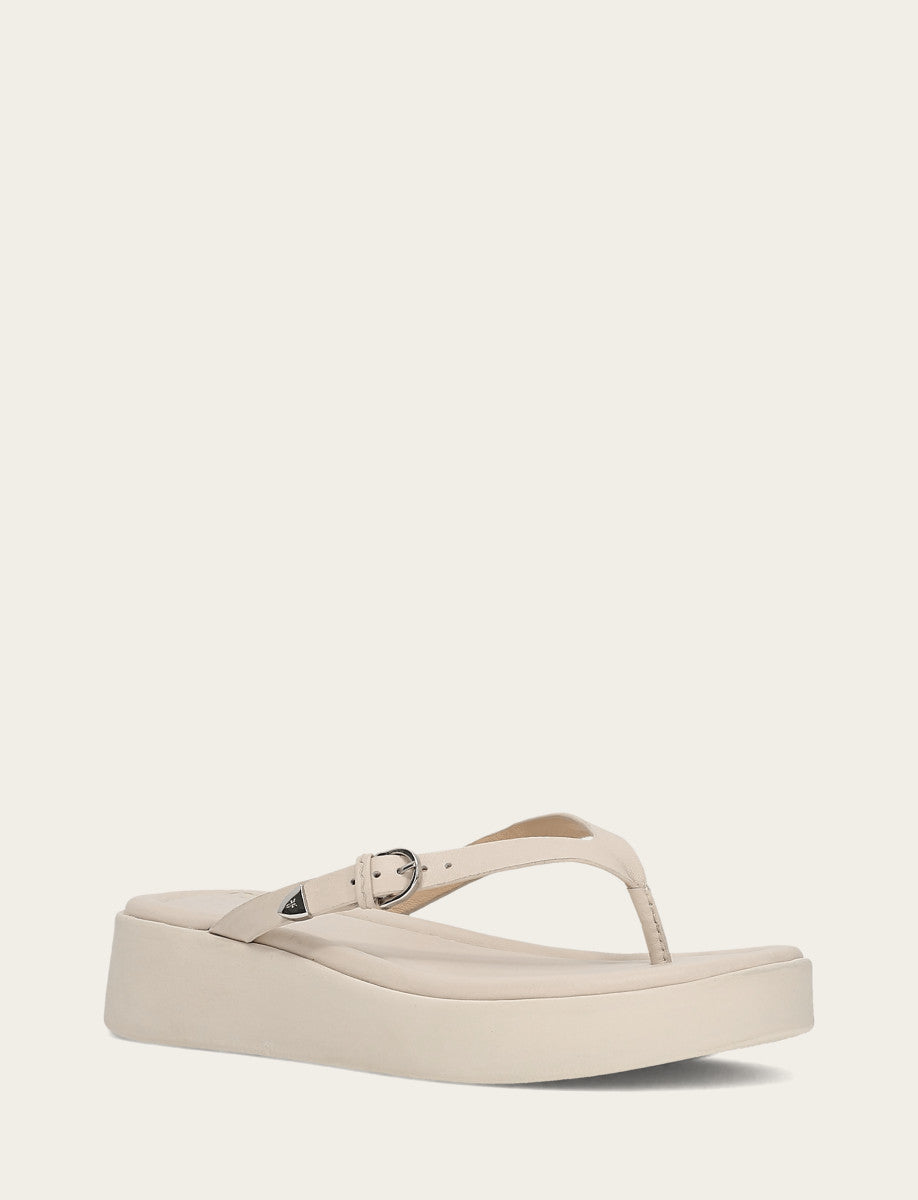 Women's Ivory Maya Buckle Thong Sandals Frye On sale