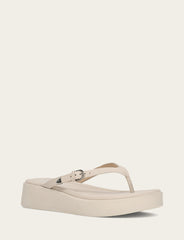 Women's Ivory Maya Buckle Thong Sandals Frye On sale