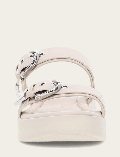 Women's Ivory Maya Buckle Sandals Frye For Sale
