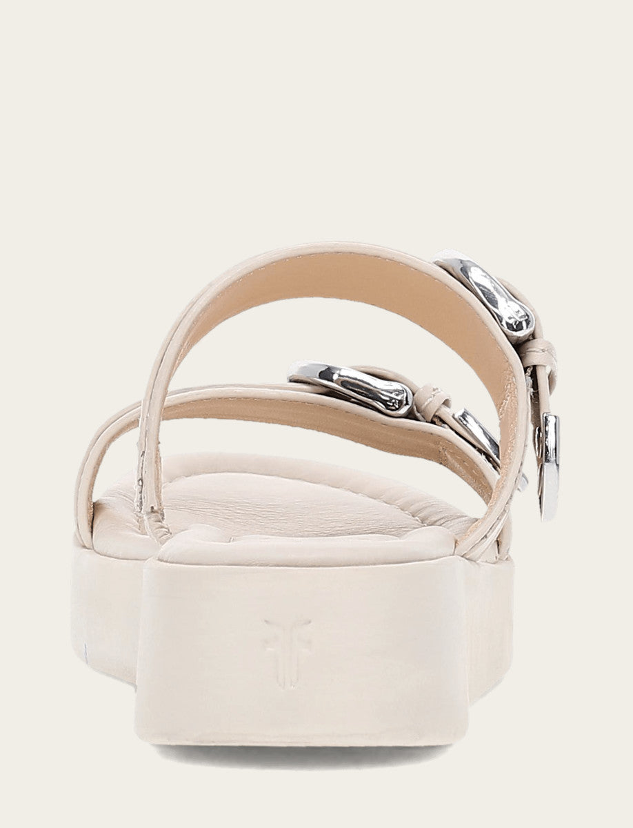 Women's Ivory Maya Buckle Sandals Frye For Sale