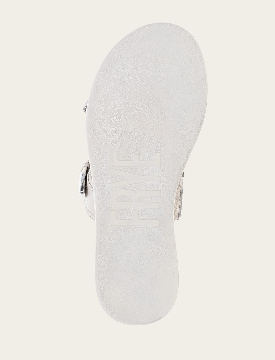 Women's Ivory Maya Buckle Sandals Frye For Sale