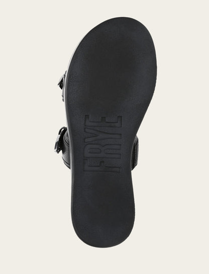 Women's Black Maya Buckle Sandals Frye Outlet