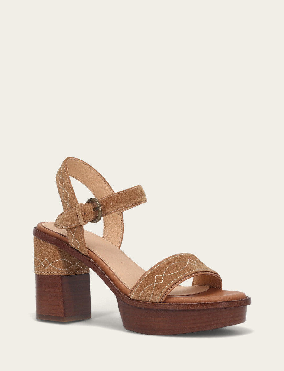 Women’s Almond Pipa Woodstock Sandals Frye On sale