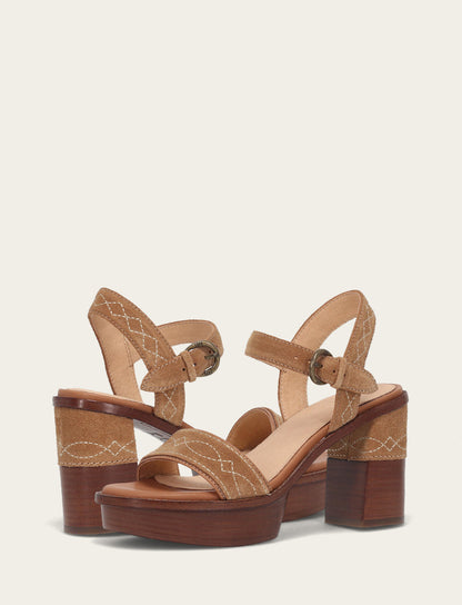 Women’s Almond Pipa Woodstock Sandals Frye On sale