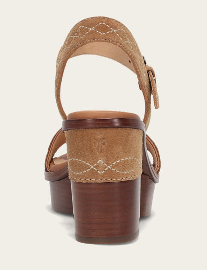 Women’s Almond Pipa Woodstock Sandals Frye On sale