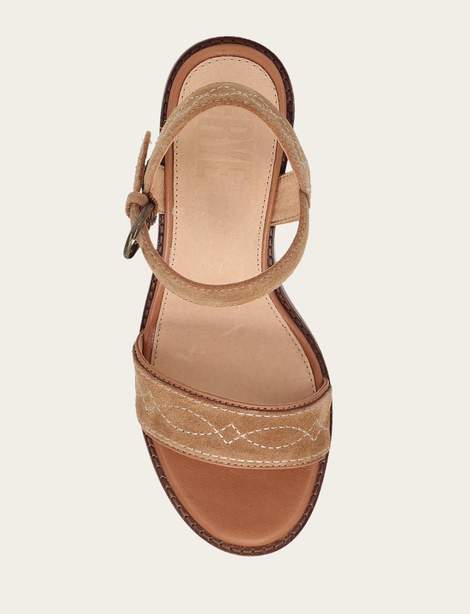 Women’s Almond Pipa Woodstock Sandals Frye On sale