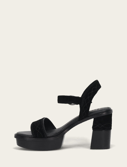 Women’s Black Pipa Woodstock Sandals Frye For Sale