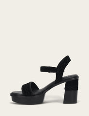 Women’s Black Pipa Woodstock Sandals Frye For Sale