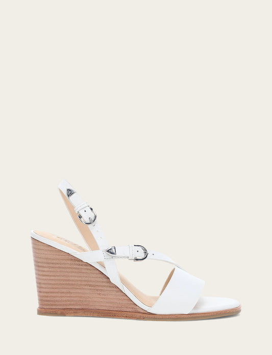 Women's White Rachel Buckle Sandals Frye us