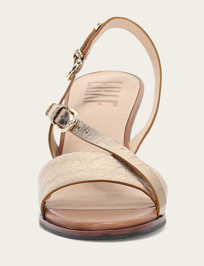 Women's Dark Gold Rachel Buckle Sandals Frye USA