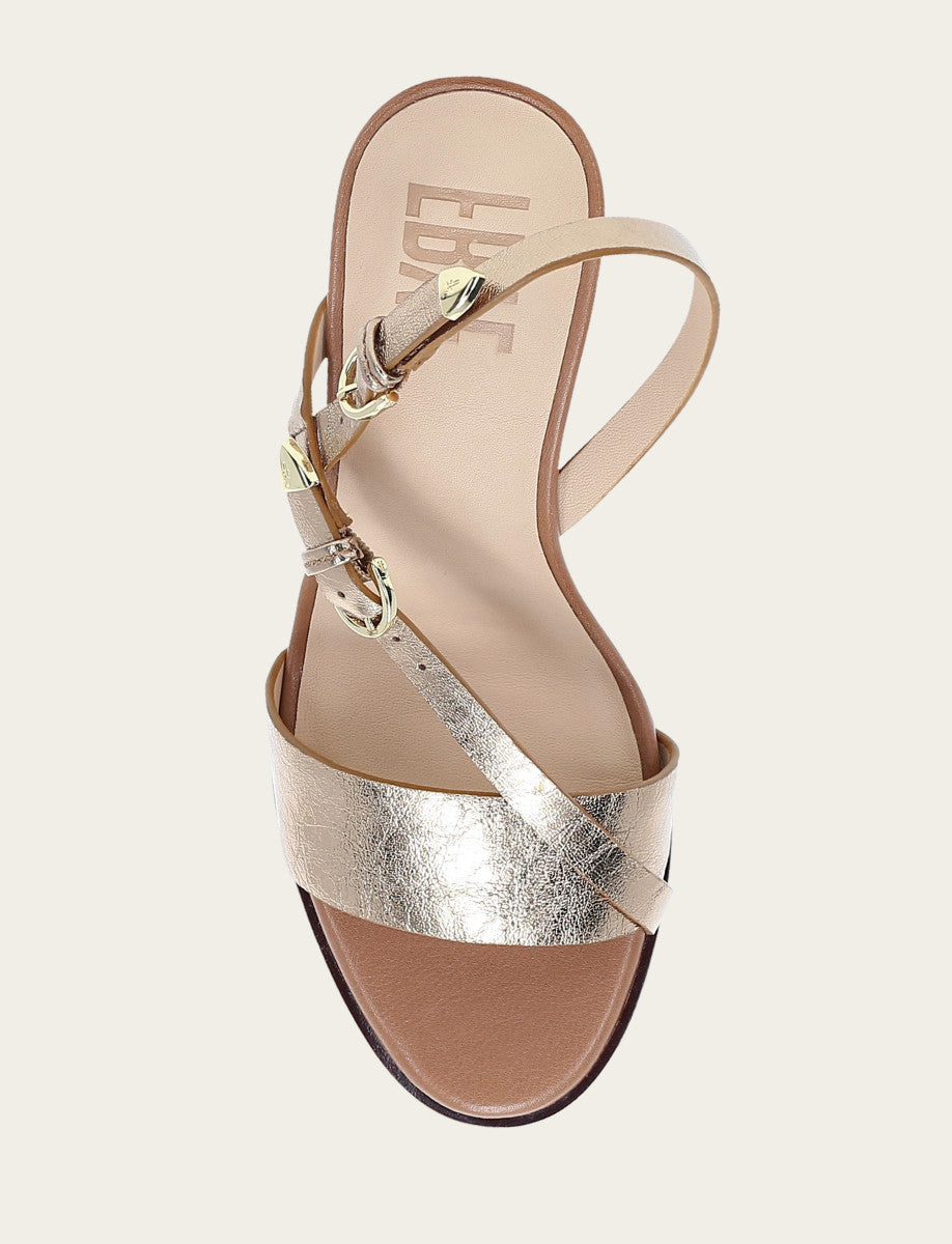 Women's Dark Gold Rachel Buckle Sandals Frye USA