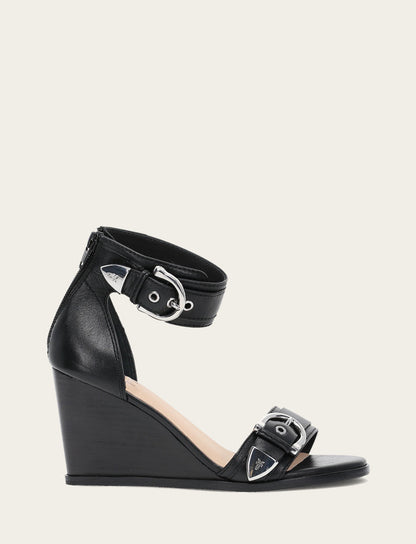 Women's Black Rachel 2 Piece Sandals Frye On sale
