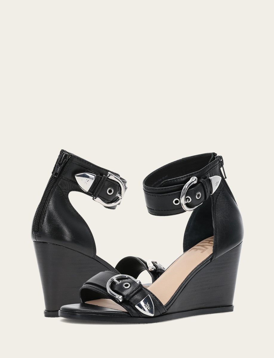 Women's Black Rachel 2 Piece Sandals Frye On sale