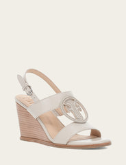 Women's Ivory Rachel Logo Sandals Frye For Sale